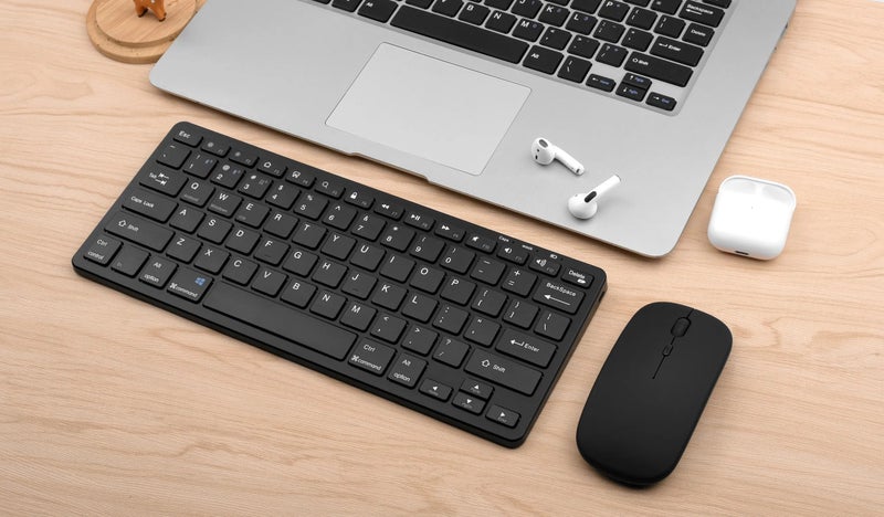 Y&D Wireless Gaming Keyboard and Mouse Combo, Rechargeable Mini BT Keyboard Set for PC Laptop Tablet Android Gamer - Image 1